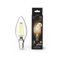 Gauss Лампа LED Filament Candle E14 7W 2700К step dimmable 1/10/50 103801107-S фото