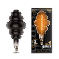 Gauss Лампа Filament Honeycomb 8W 380lm 2700К Е27 gray flexible LED 159802008 фото