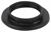 ЭРА ЭРА Кольцо для патрона E14, пластик, черное Б0043678 фото