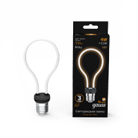 Gauss Лампа Filament Artline А72 4W 330lm 2700К Е27 milky LED 1/10/100 1004802104 фото