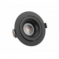 Denkirs DK2120-BK Встраиваемый светильник, IP 20, 50 Вт, GU10, черный, алюминий DK2120-BK фото