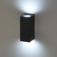 ЭРА Декоративная подсветка WL38 BK MR16/GU10 (2 шт.), черный, для интерьера, фасадов зданий Б0054410 фото