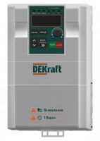 DEKraft Преобразователь частоты DEKV060-3.7кВт 3 фазы 380В с торм. модулем DEKV060G3R7T4B фото