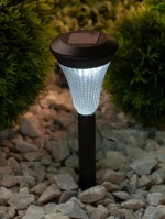 ЭРА SL-PL31 Садовый светильник на солнечной батарее, пластик, черный, 31 см Б0007507 фото