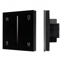 Arlight Панель SMART-P36-DIM-IN Black (230V, 1.2A, TRIAC, Sens, 2.4G) (IP20 Пластик, 5 лет) 028110 фото