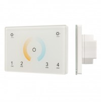 Arlight Панель Sens SMART-P81-MIX White (230V, 4 зоны, 2.4G) (IP20 Пластик, 5 лет) 028400 фото