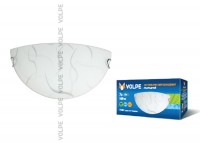 Volpe Светильник LED накладной декоративный полукруглый IP20 стекло/белый 10759 фото