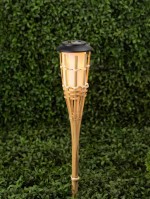 ЭРА Светильник уличный ERASF22-24 Факел бамбук на солнечных батареях садовый 56 см Б0053382 фото