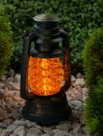 ЭРА SL-RSN23-LANT-OR Садовый светильник на солнечной батарее, полистоун, пластик, оранжевый, 21,3 см Б0032583 фото