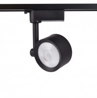 Ambrella Трековый однофазный светодиодный светильник GL6392 BK черный LED 12W 4200K 24° GL6392 фото
