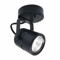 Ambrella Накладной поворотный светильник с выключателем TA102 BK черный GU10 D80*130*D60 TA102 фото
