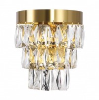 Favourite Crystal настенный светильник каркас золотого цвета, хрусталь прямоугольной формы высшего качества 2206-2W 2206-2W фото