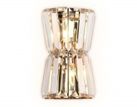 Ambrella Настенный светильник TR5219/2 СD/CL золото/прозрачный E14/2 max 40W 245*150*110 TR5219 фото