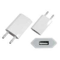 REXANT Сетевое зарядное устройство iPhone/iPod USB белое (СЗУ) (5V, 1 000 mA) 18-1194 фото
