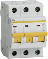 Автоматический выключатель 3П 1А C 4,5кА ВА47-29 IEK MVA20-3-001-C фото
