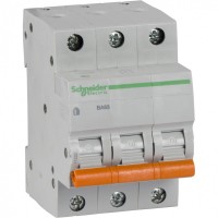 Schneider Electric Домовой ВА63 Автоматический выключатель 3P 10A (C) 4.5kA 11222 фото