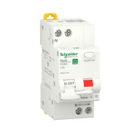 Schneider Electric RESI9 Автоматический выключатель дифференциального тока (ДИФ) 1P+N С 16А 6000A 10мА тип A R9D51616 фото