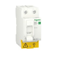 Schneider Electric RESI9 Выключатель дифференциального тока (УЗО) 25А 2P 30мА тип AC R9R51225 фото