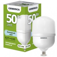 IEK GENERICA Лампа LED HP 50Вт 230В 6500К E27-E40 LL-HP-50-230-65-E27-E40-G фото