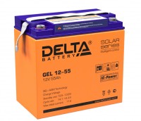 DELTA battery GEL 12-55 Аккумуляторная батарея Gel 12-55 фото