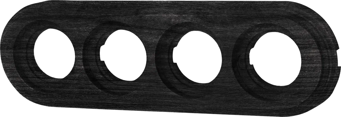 Bironi Лизетта бук угольно-чёрный рамка 4-ая на бревно 280мм BFC28-640-119 фото