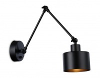 Ambrella Настенный светильник с выключателем в стиле лофт TR8148 BK черный E27 max 40W 340*120*490 TR8148 фото