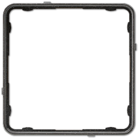 JUNG CD+ Черный металлик Внешняя цветная рамка CDP81SWM фото