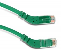 Hyperline PC-APM-UTP-RJ45/R45-RJ45/R45-C6-5M-LSZH-GN Патч-корд U/UTP угловой, правый 45°-правый 45°, Cat.6, LSZH, 5 м, зеленый 233067 фото