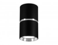Ambrella Накладной точечный светильник GU10 TN213116 BK/CH черный/хром GU10 D55*100 TN213116 фото