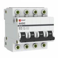 EKF Basic Выключатель нагрузки 4P 63А ВН-29 SL29-4-63-bas фото