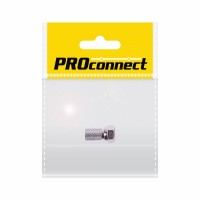 PROconnect Разъем антенный на кабель, штекер F для кабеля SAT (с резиновым уплотнителем), (1шт.) (пакет) 05-4005-4-7 фото
