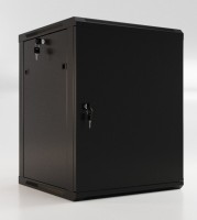 Hyperline TWB-0645-SR-RAL9004 Шкаф настенный 19-дюймовый (19