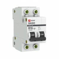 EKF Basic ВА 47-29 Автоматический выключатель  (B) 2P  16А 4,5кА mcb4729-2-16-B фото