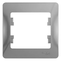 Glossa алюминий рамка 1-ая GSL000301 фото