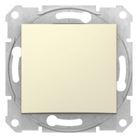 Sedna бежевый выключатель 1-клавишный 10А (сх.1) SDN0100147 фото