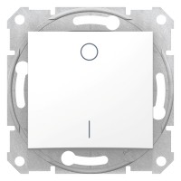 Sedna белый выключатель 1-клавишный 2-полюсный 16A (сх.2) SDN0200221 фото