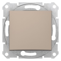 Sedna титан выключатель 1-клавишный 10А (сх.1) SDN0100168 фото