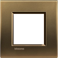BTicino Livinglight Бронза рамка прямоугольная, 2 мод LNA4802BZ фото