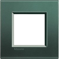 BTicino Livinglight Зеленый шелк рамка прямоугольная, 2 мод LNA4802PK фото