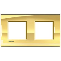 BTicino Livinglight Золото рамка прямоугольная, 2+2 мод LNA4802M2OA фото