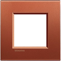 BTicino Livinglight красный шелк рамка прямоугольная, 2 мод LNA4802RK фото