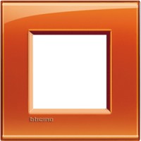 BTicino Living Light Оранжевый Рамка прямоугольная, 2 мод LNA4802OD фото