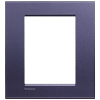 BTicino Livinglight Синий шелк рамка прямоугольная, 3+3 мод LNA4826CB фото
