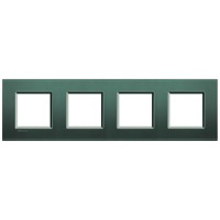 BTicino Livinglight Зеленый шелк рамка прямоугольная, 4 поста LNA4802M4PK фото