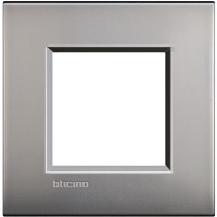 BTicino Livinglight Никель рамка AIR 2 мод. LNE4802NK фото