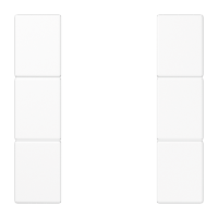 JUNG KNX Белый Набор накладок, на кнопочный модуль 3гр LS503TSAWW фото