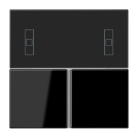 JUNG KNX Черный Набор накладок для комнатного регулятора LS4093TSASW фото