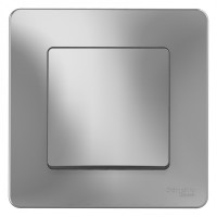 Blanca внутренняя алюминий выключатель 1-клавишный, 10А, 250B BLNVS010103 фото
