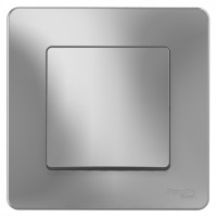 Blanca внутренняя алюминий переключатель 1-клавишный, 10А, 250B BLNVS010603 фото
