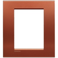 BTicino Livinglight красный шелк рамка прямоугольная, 3+3 модуля LNA4826RK фото